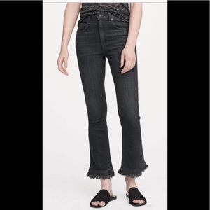 Rag & Bone cropped Hana fringe jeans